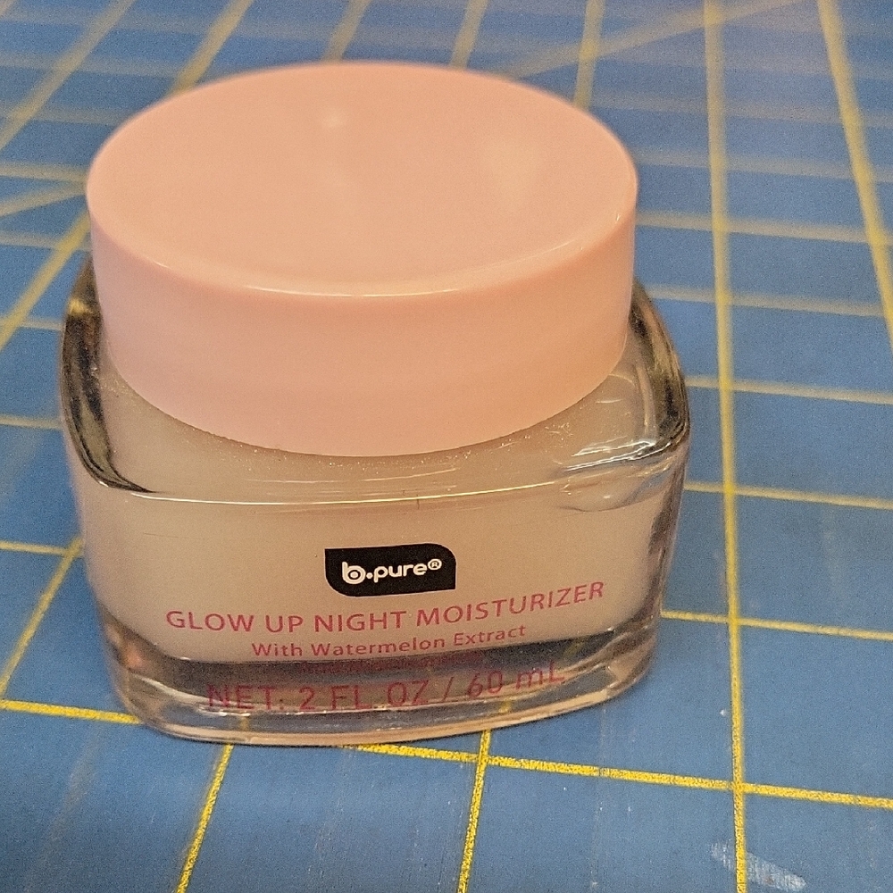b-pure Glow Up Night Moisturizer Watermelan Extract 60ml New In Jar